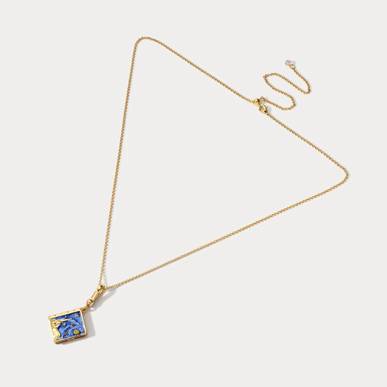 Starry Night Locket Necklace sold by Selenichast product image thumbnail 5