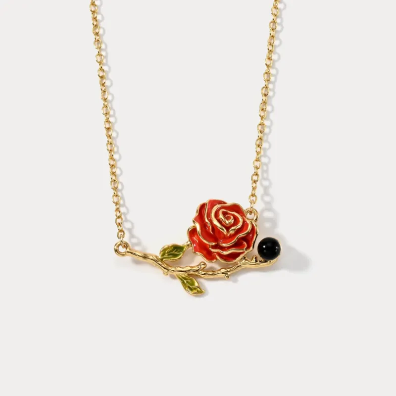 Rose Necklace sold by Selenichast