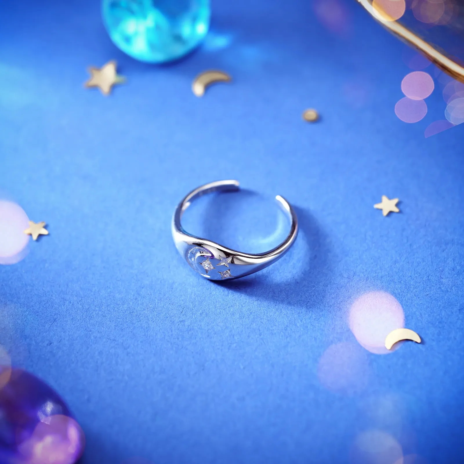 Star and Moon Ring sold by Selenichast product image thumbnail 2