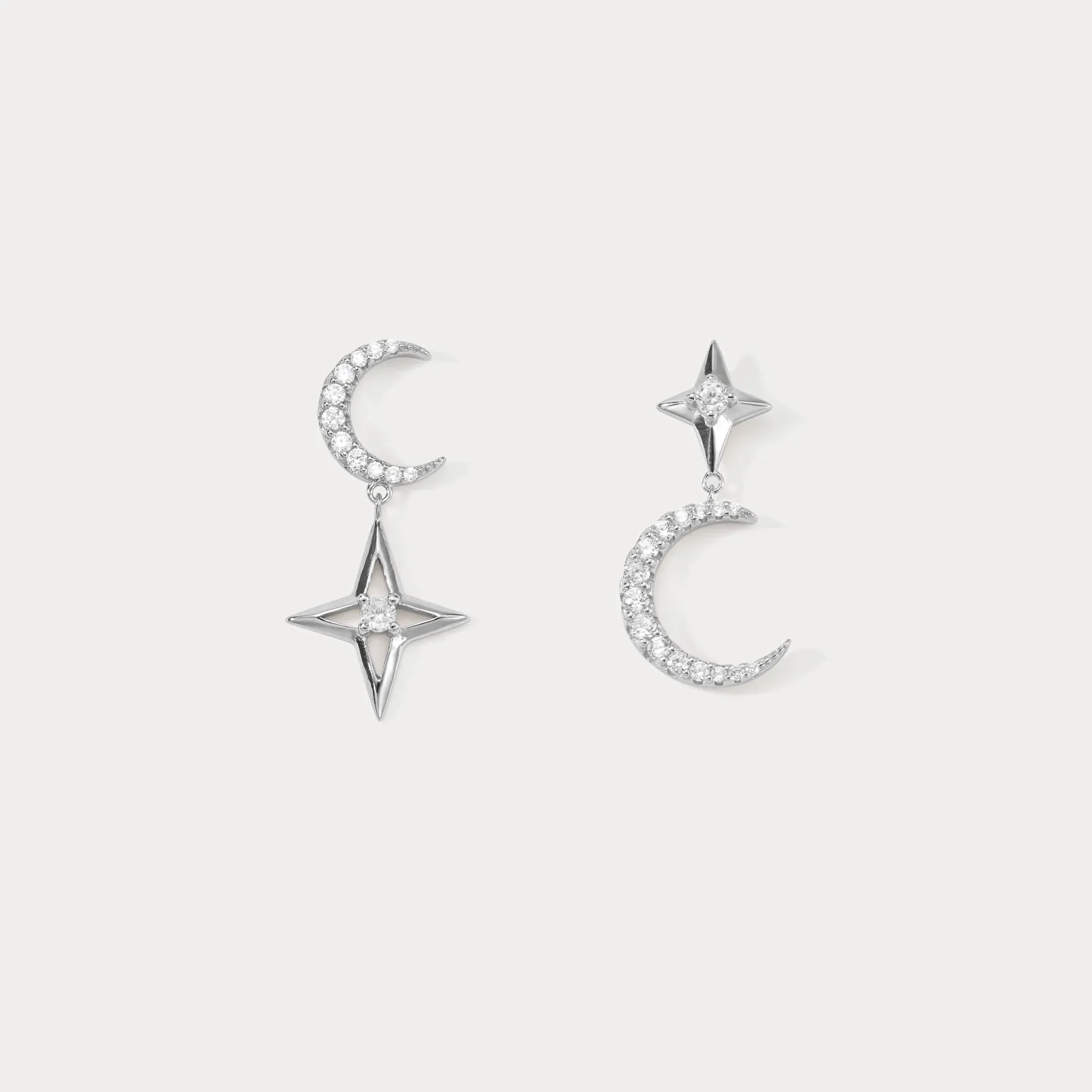 Moon Star Earrings sold by Selenichast