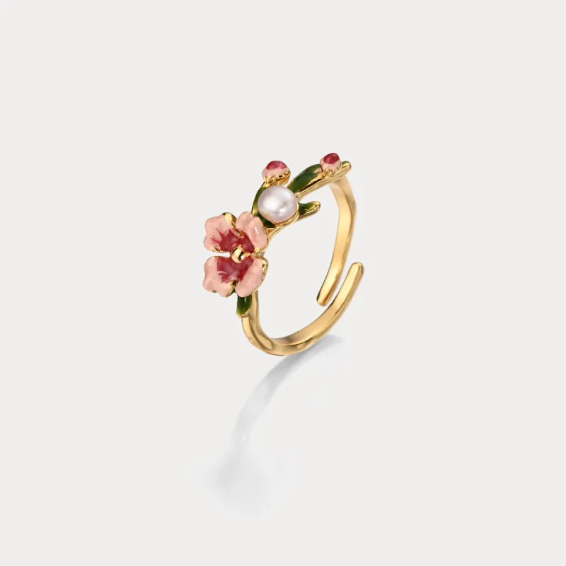 Flower Pearl Ring sold by Selenichast