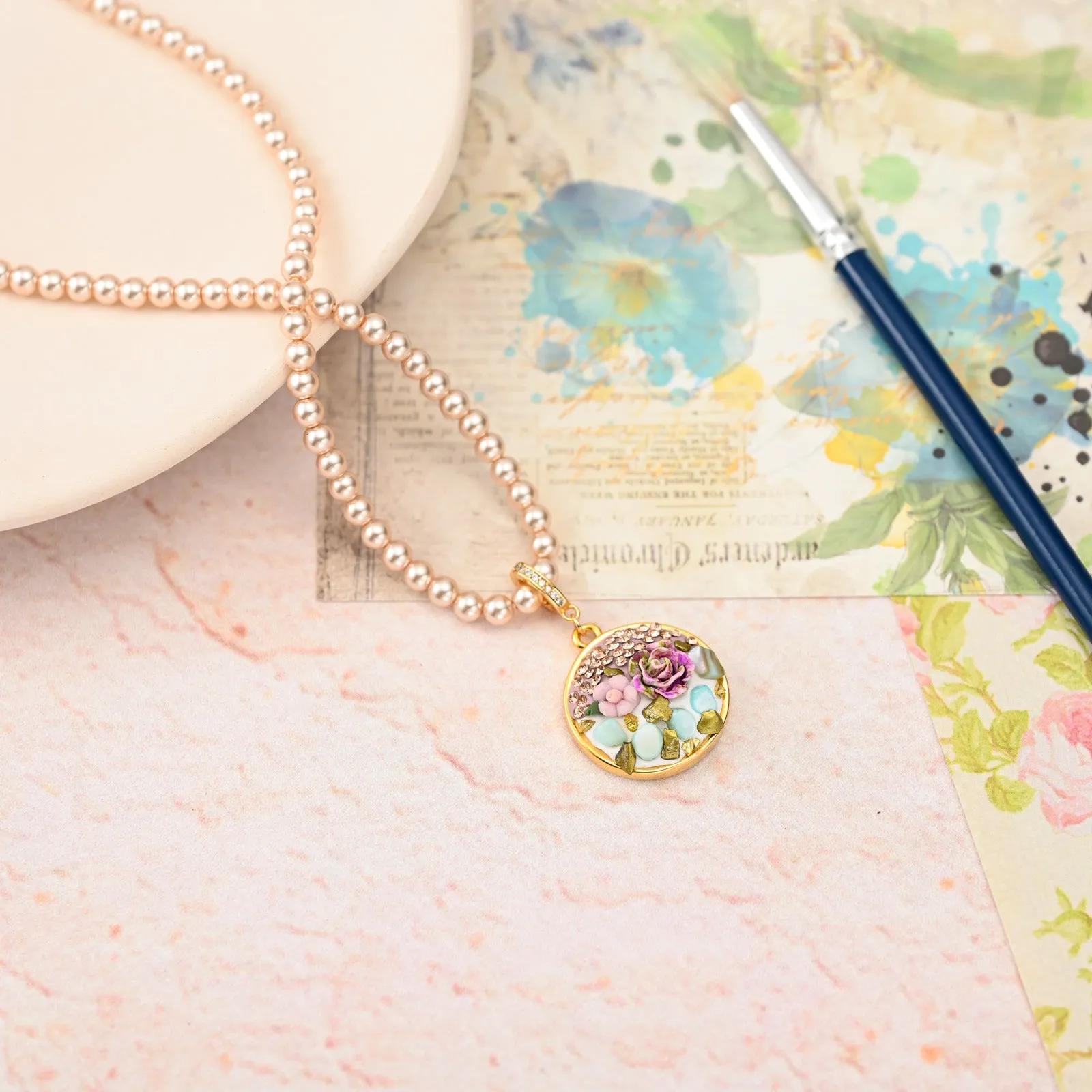 Pearl Garden Necklace sold by Selenichast product image thumbnail 2