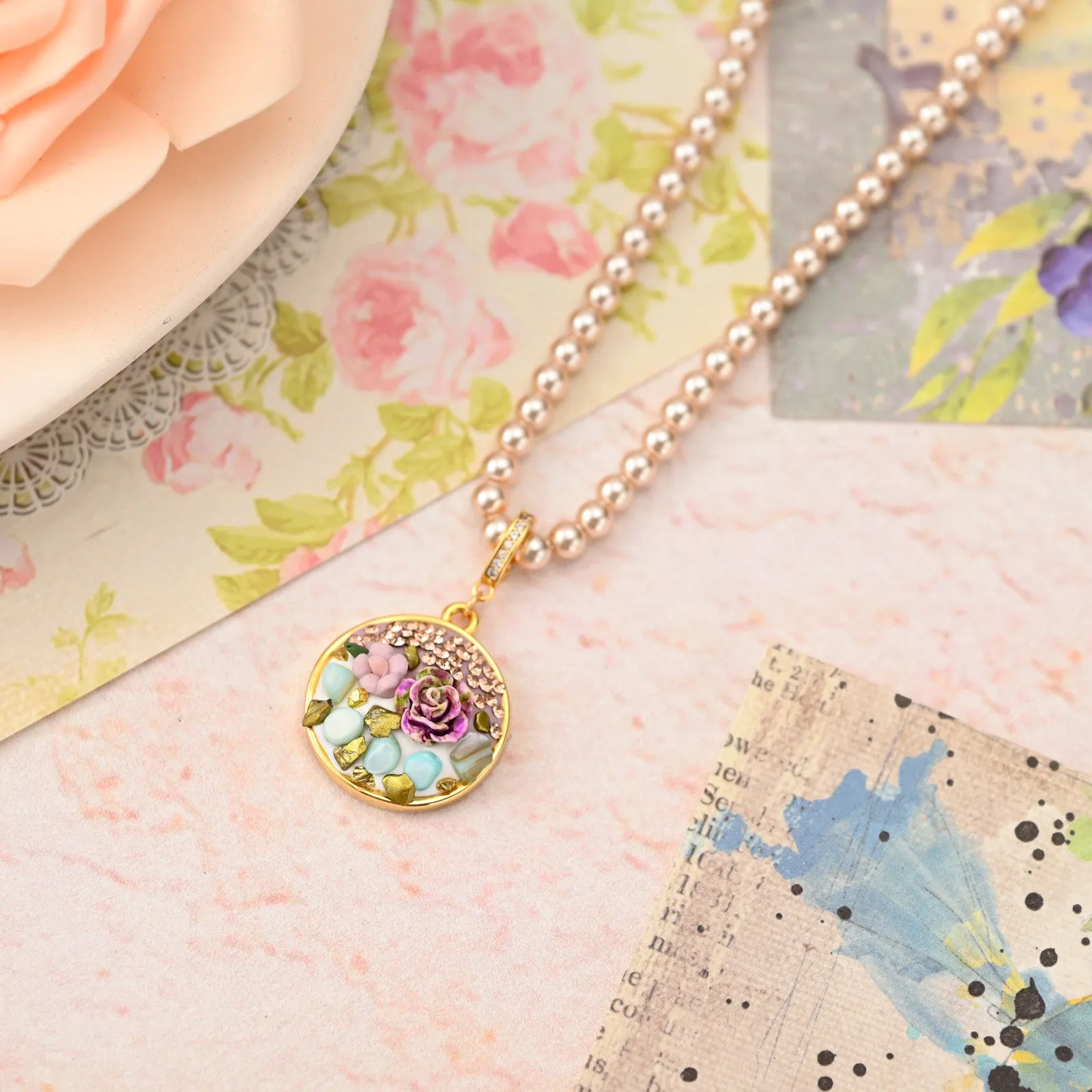 Pearl Garden Necklace sold by Selenichast product image thumbnail 3