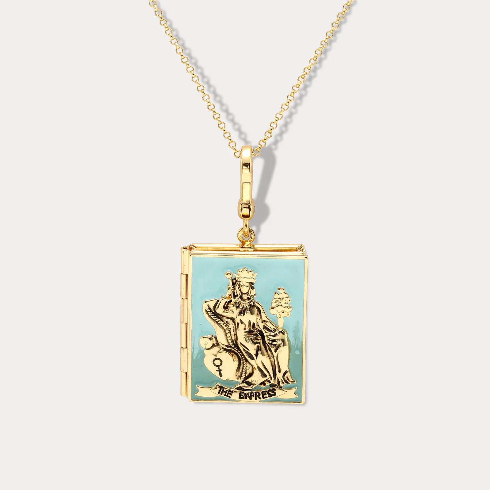 Tarot Locket Necklace-The Empress sold by Selenichast product image thumbnail 5