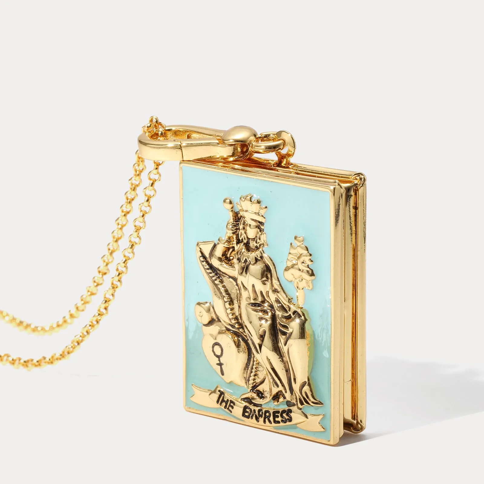 Tarot Locket Necklace-The Empress sold by Selenichast