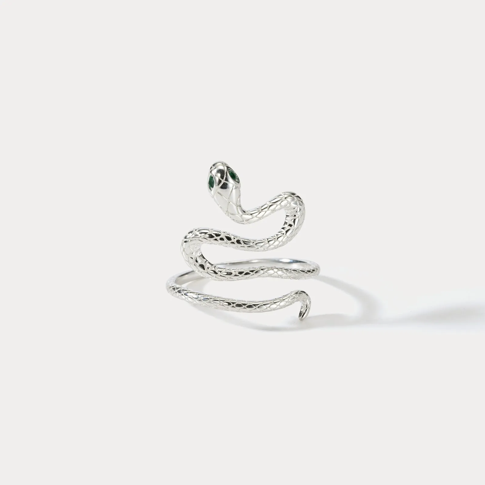 Sterling Silver Snake Ring sold by Selenichast