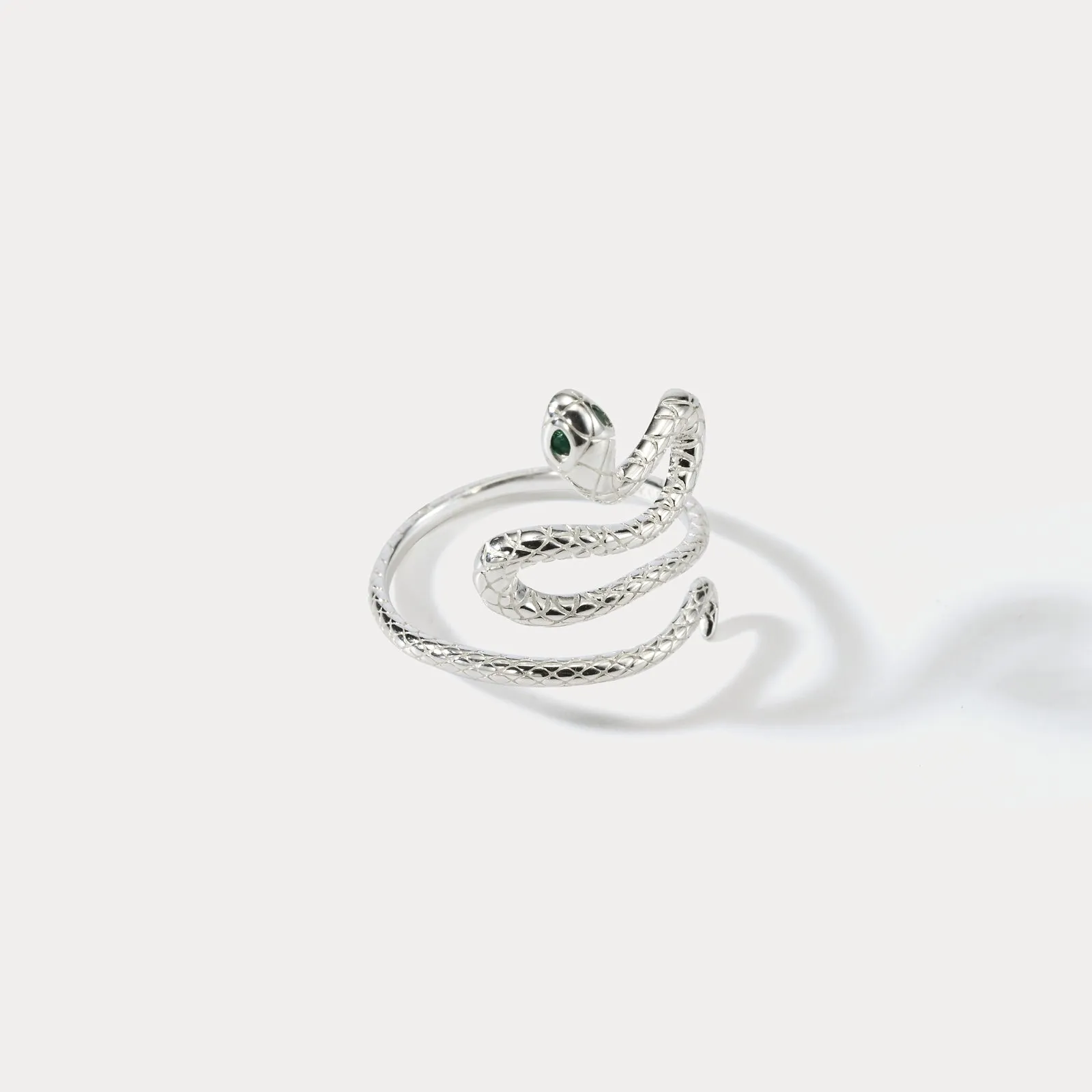 Sterling Silver Snake Ring sold by Selenichast product image thumbnail 4