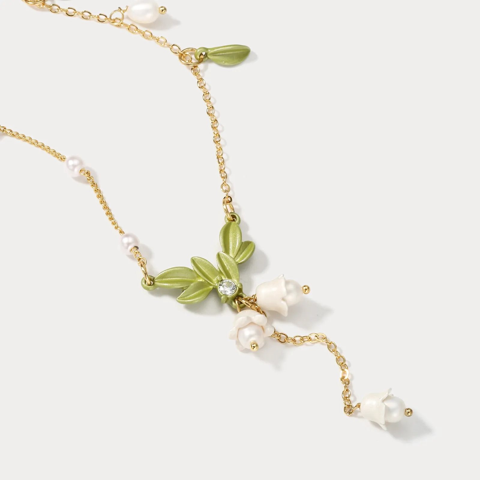 Lily Of The Valley Y-Necklace sold by Selenichast product image thumbnail 5