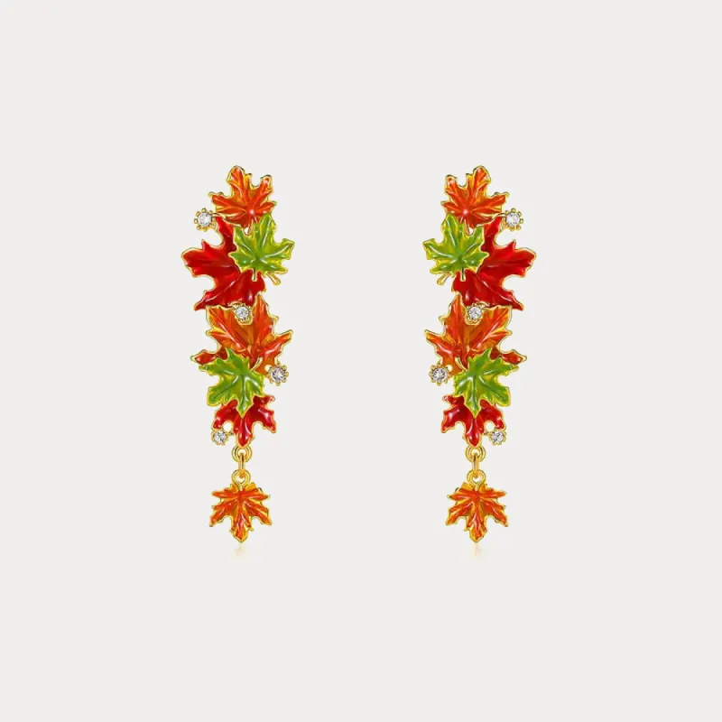 Maple Leaf Earrings sold by Selenichast