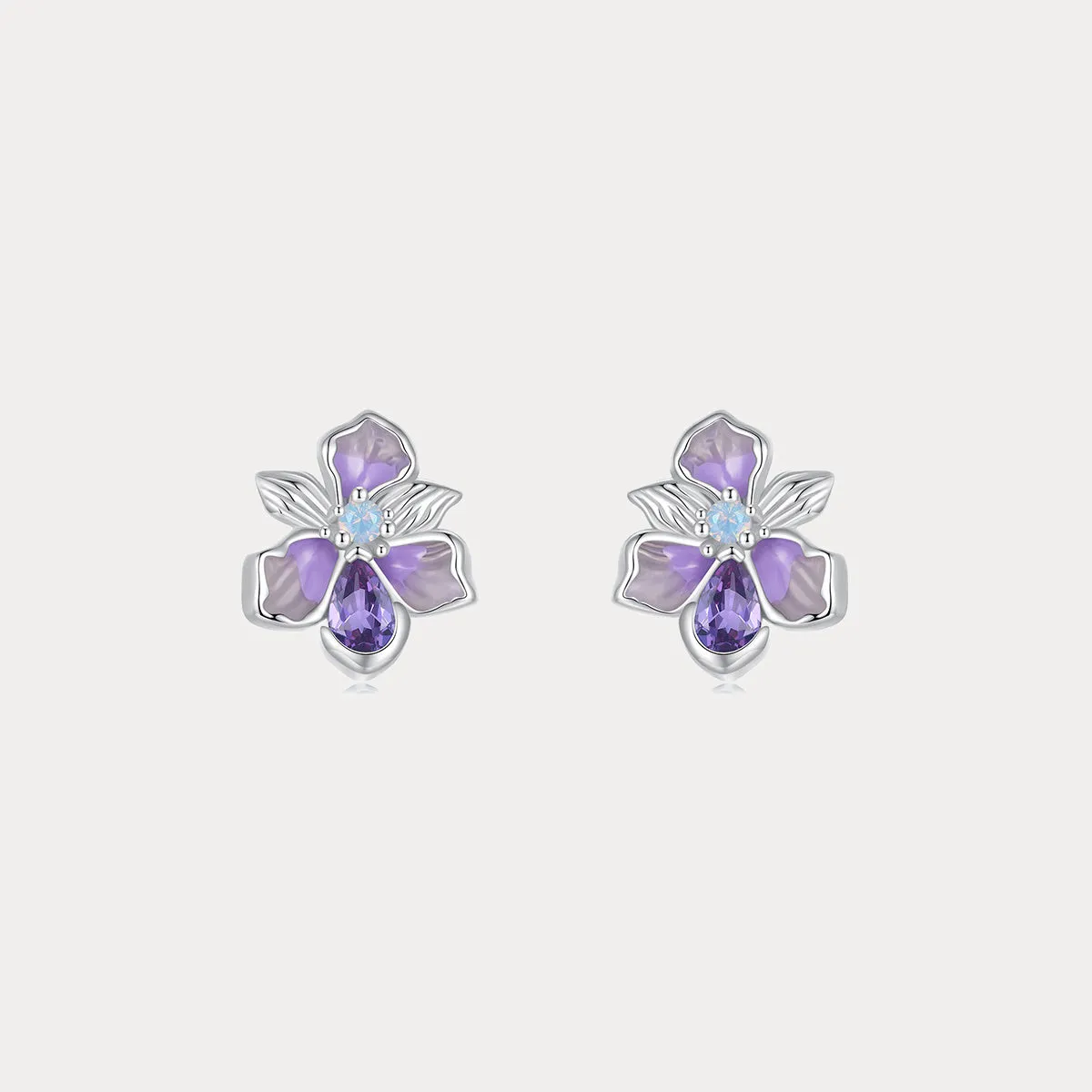 Iris Stud Earrings sold by Selenichast
