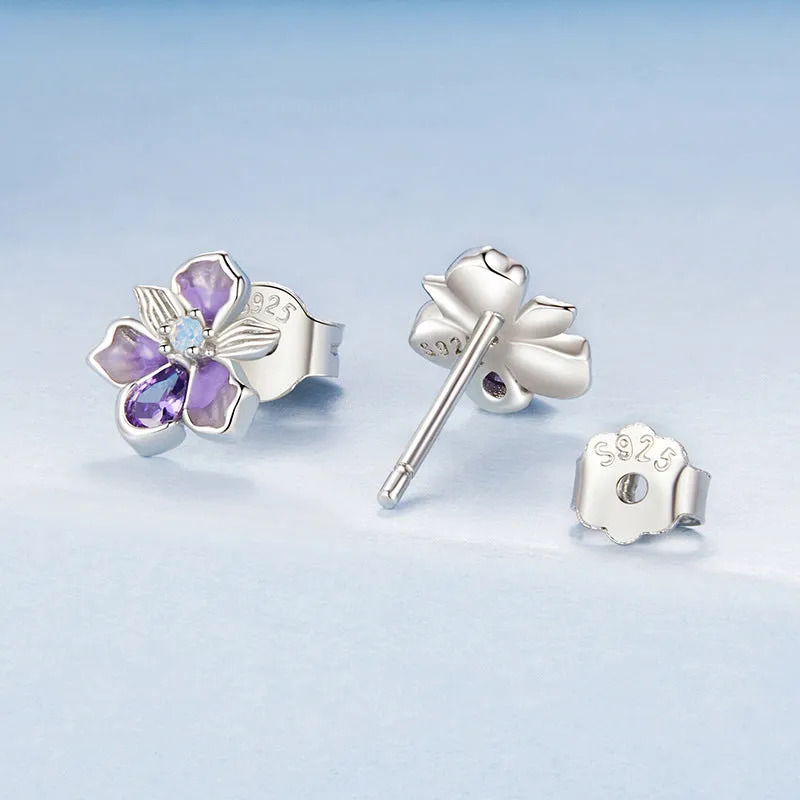 Iris Stud Earrings sold by Selenichast product image thumbnail 3