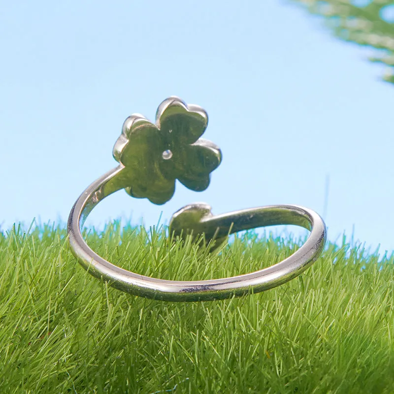 Four Leaf Clover Ladybug Ring sold by Selenichast product image thumbnail 5