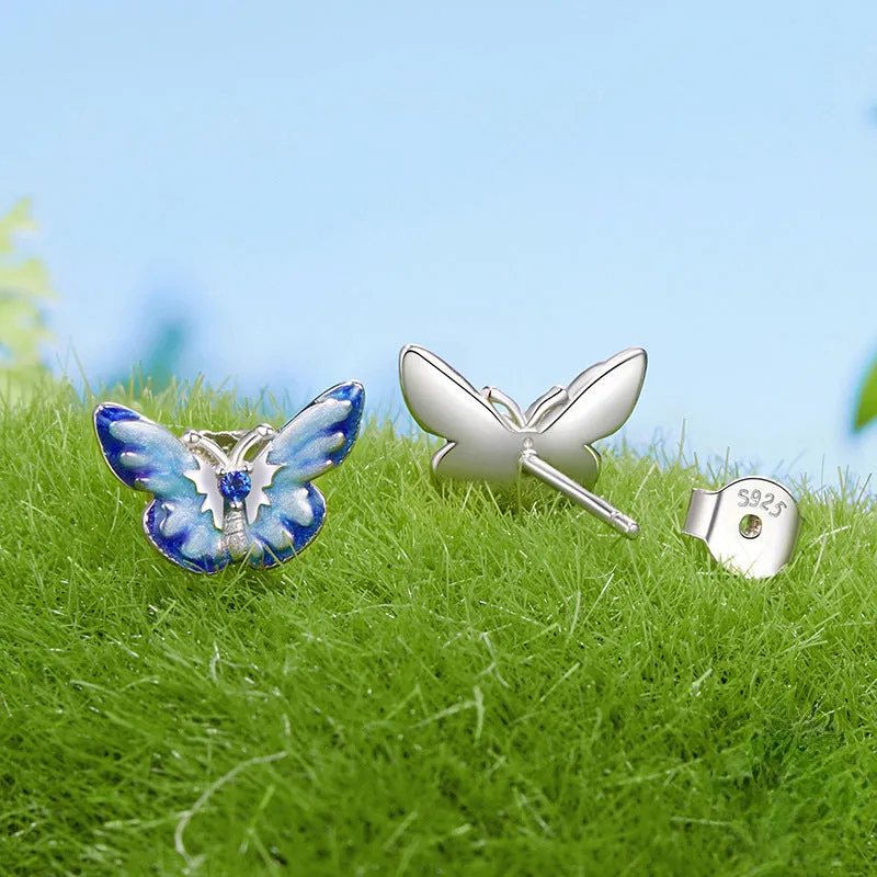 Blue Butterfly Earrings sold by Selenichast product image thumbnail 4
