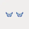 Blue Butterfly Earrings sold by Selenichast
