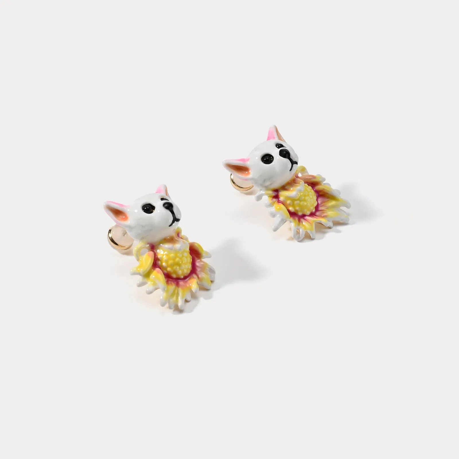 Daisy Dog Stud Earrings sold by Selenichast product image thumbnail 4