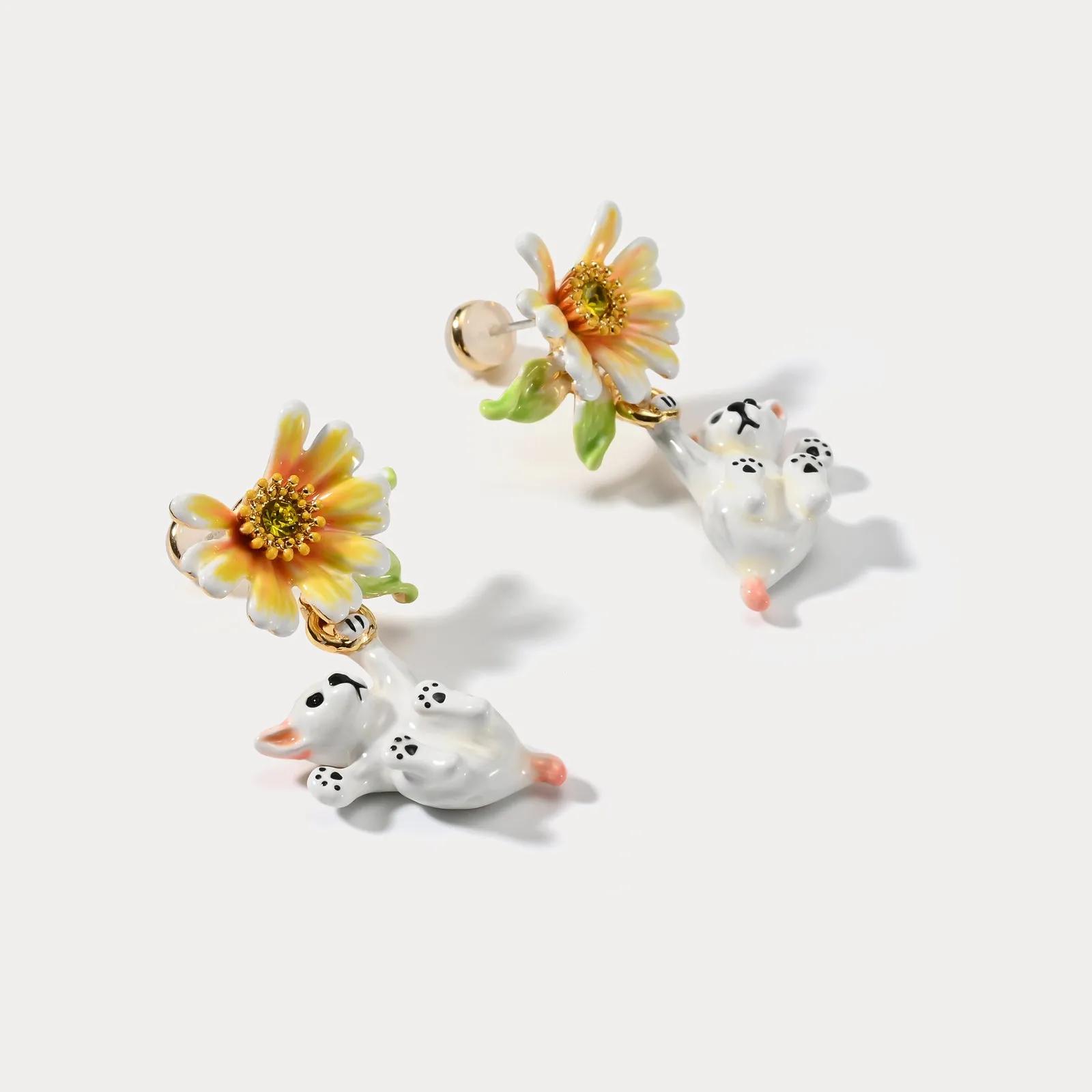 Daisy Dog Earrings sold by Selenichast product image thumbnail 4