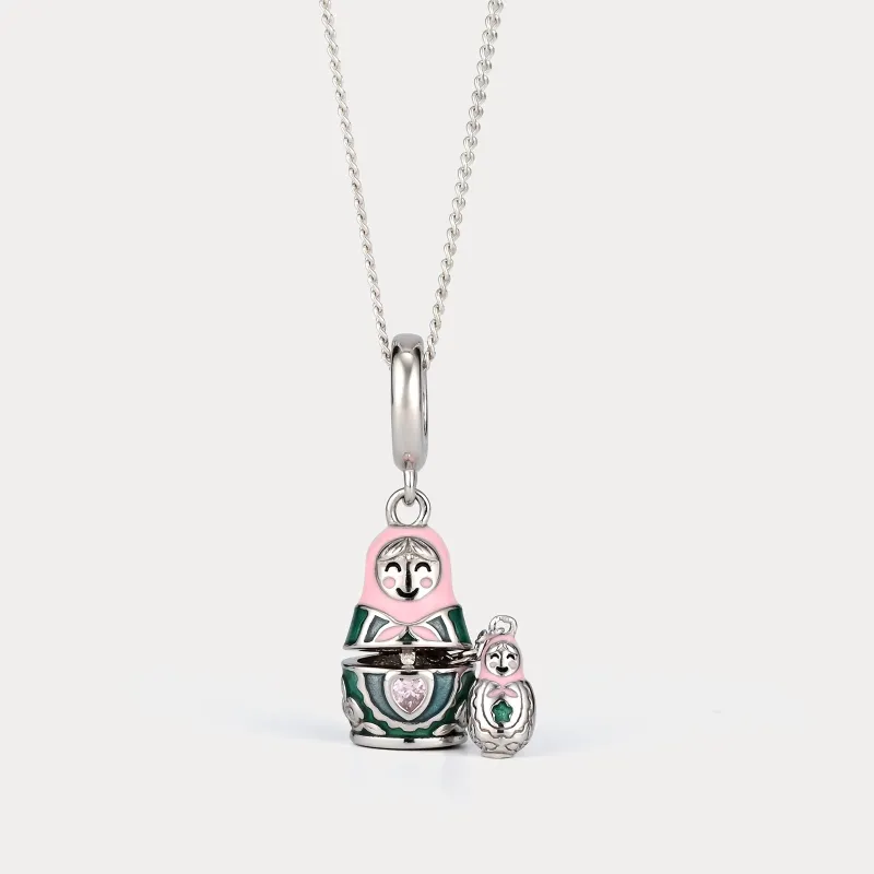 Matryoshka Locket Necklace sold by Selenichast