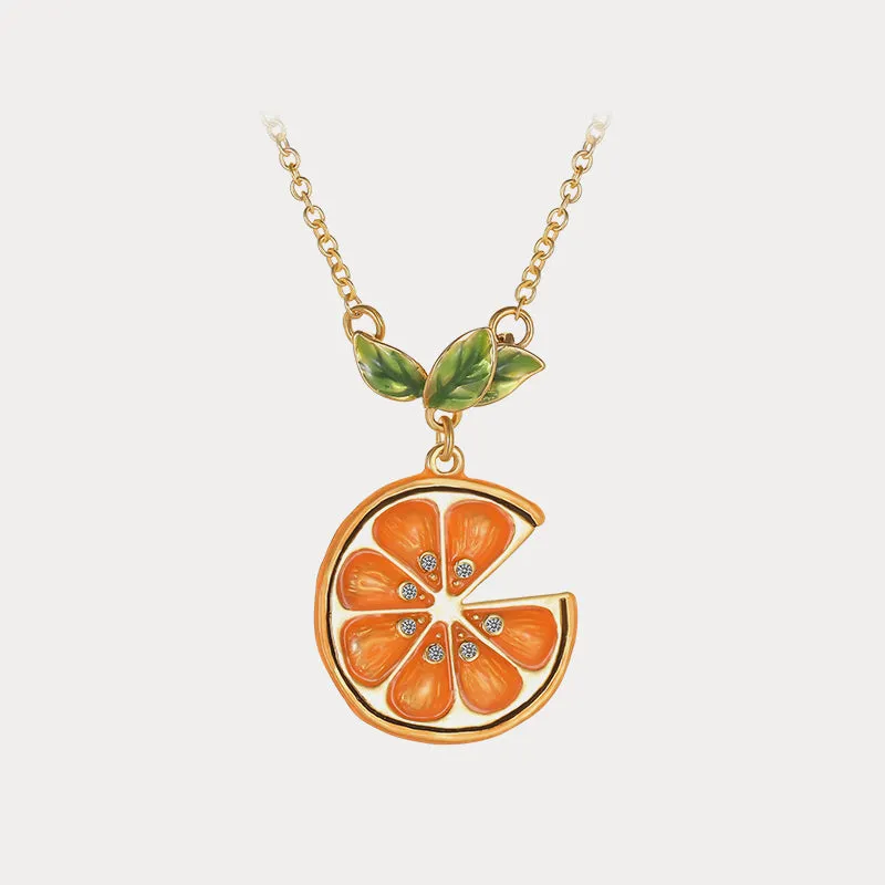 Orange Slices Necklace sold by Selenichast
