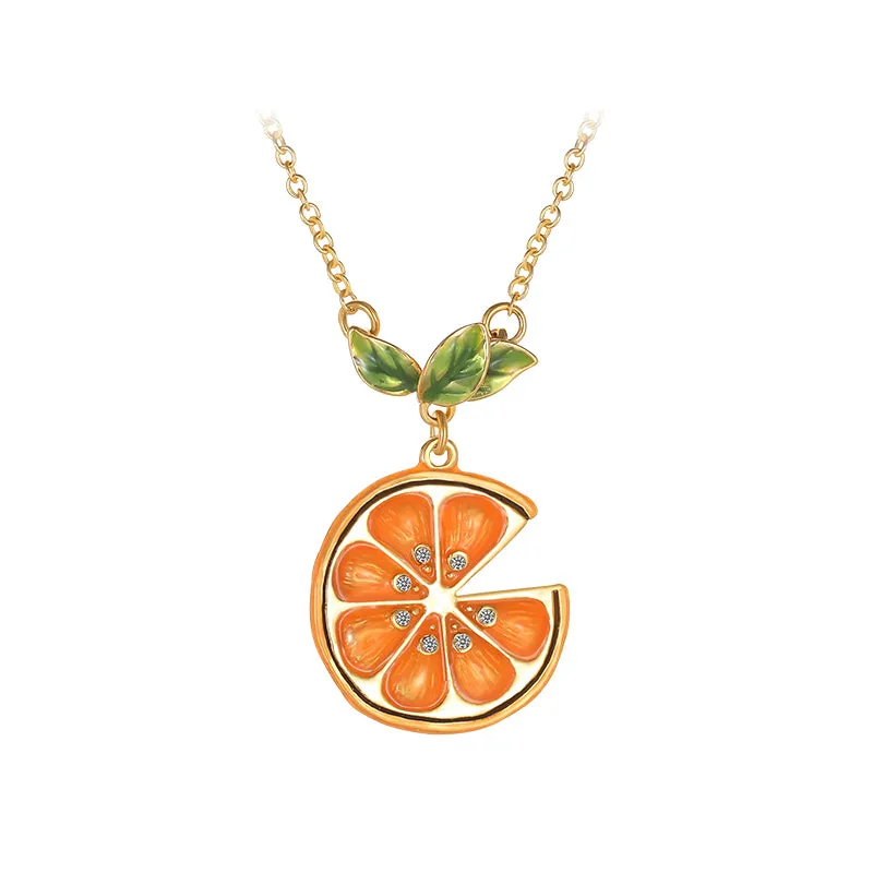 Orange Slices Necklace sold by Selenichast product image thumbnail 3