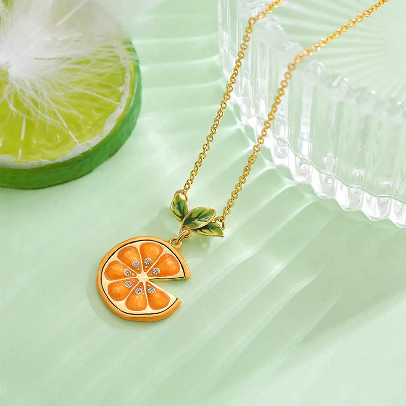 Orange Slices Necklace sold by Selenichast product image thumbnail 4