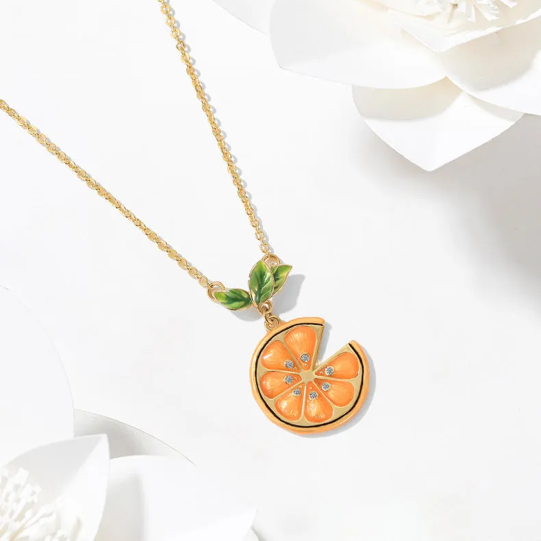 Orange Slices Necklace sold by Selenichast product image thumbnail 5