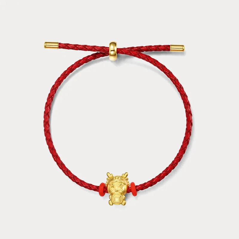 Dragon Zodiac Red String Bracelet sold by Selenichast