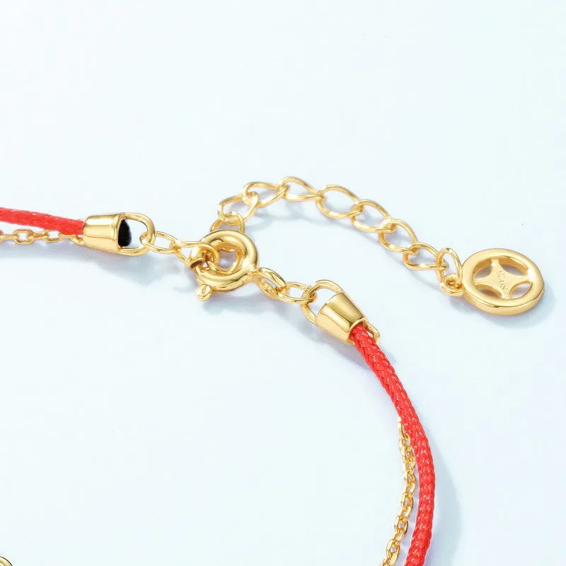 Rabbit Zodiac Red String Bracelet sold by Selenichast product image thumbnail 5
