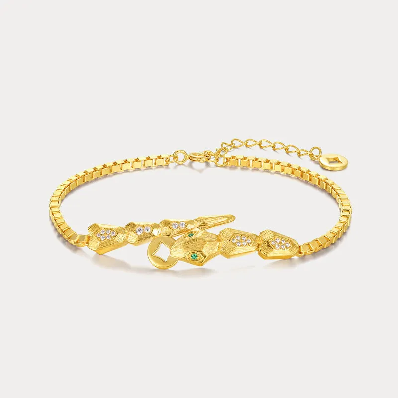 Snake Zodiac Coin Bracelet sold by Selenichast