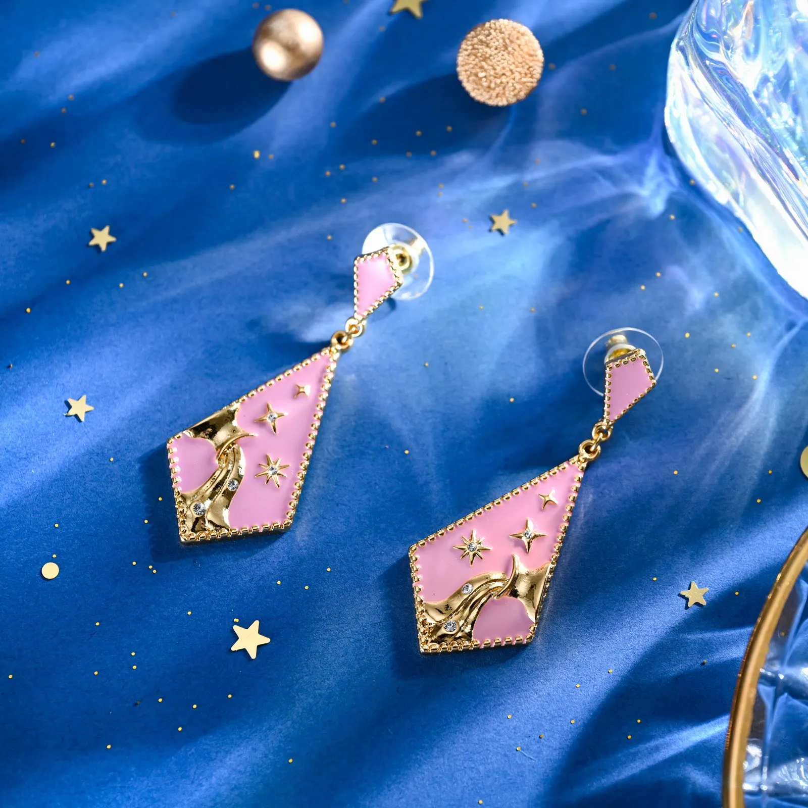 Aquarius Enamel Earrings sold by Selenichast product image thumbnail 2