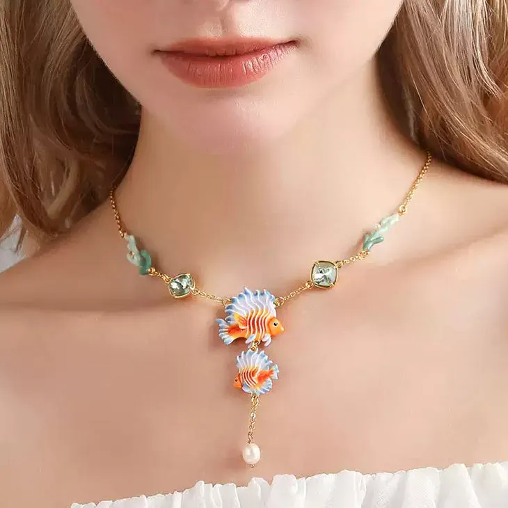 Fish Pendant Necklace sold by Selenichast product image thumbnail 2