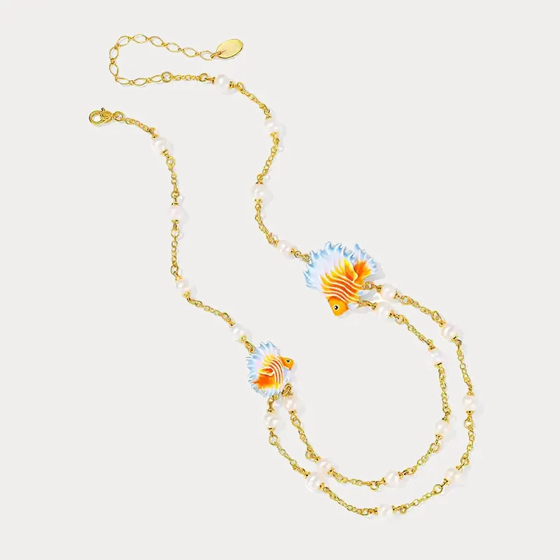 Fish Layered Necklace sold by Selenichast product image thumbnail 4