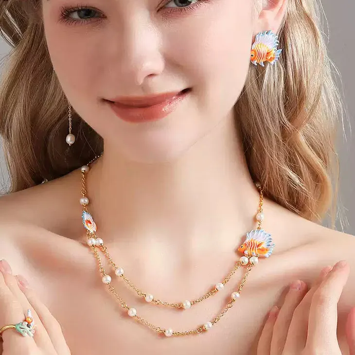 Fish Layered Necklace sold by Selenichast product image thumbnail 2