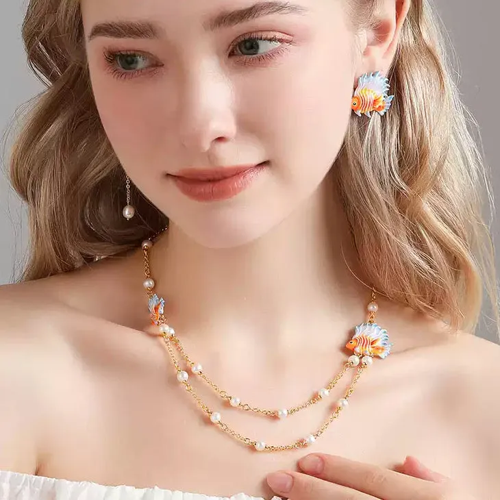 Fish Layered Necklace sold by Selenichast product image thumbnail 3