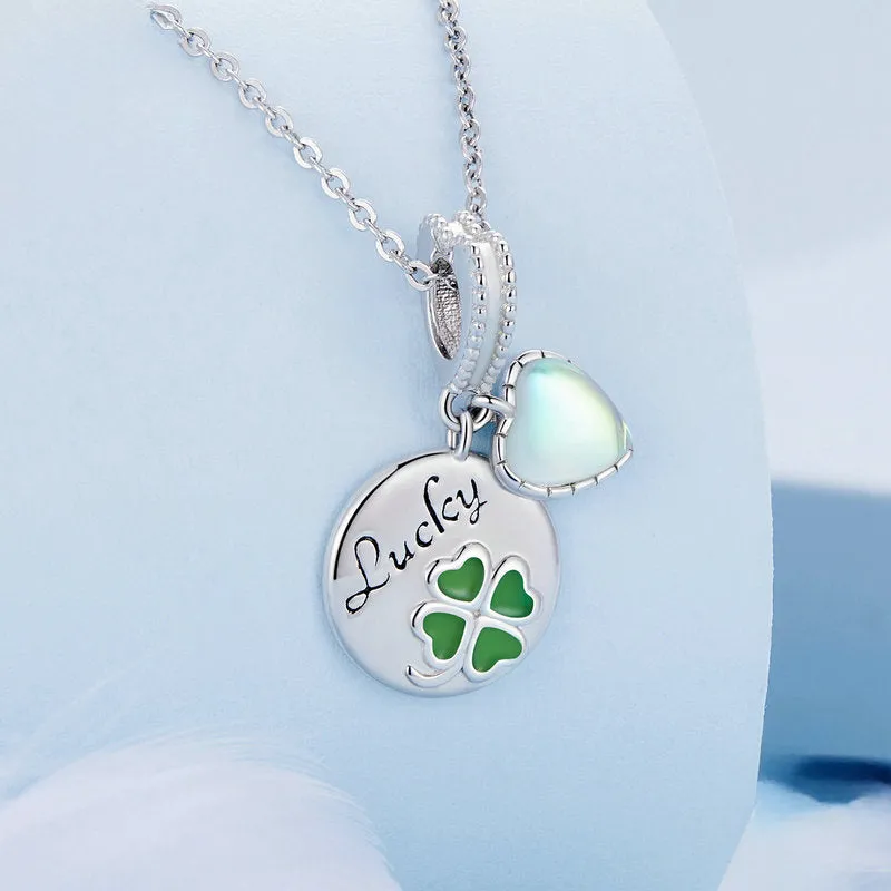 Four Leaf Clover Lucky Necklace sold by Selenichast product image thumbnail 2