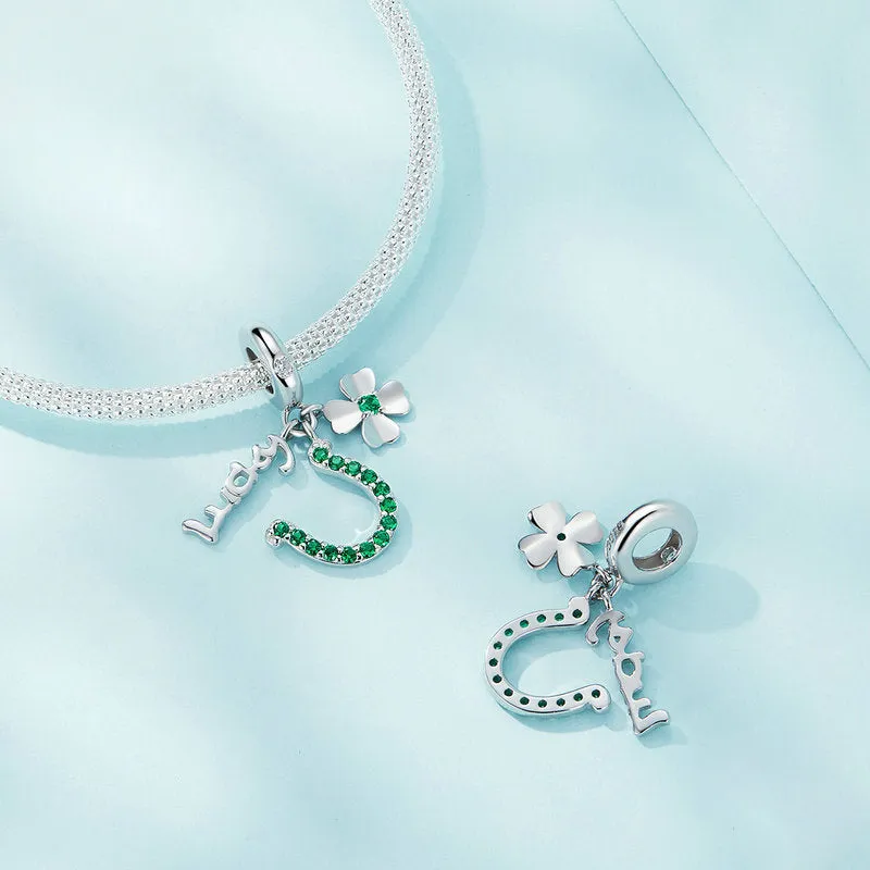 Four Leaf Clover U Shape Lucky Necklace sold by Selenichast product image thumbnail 3