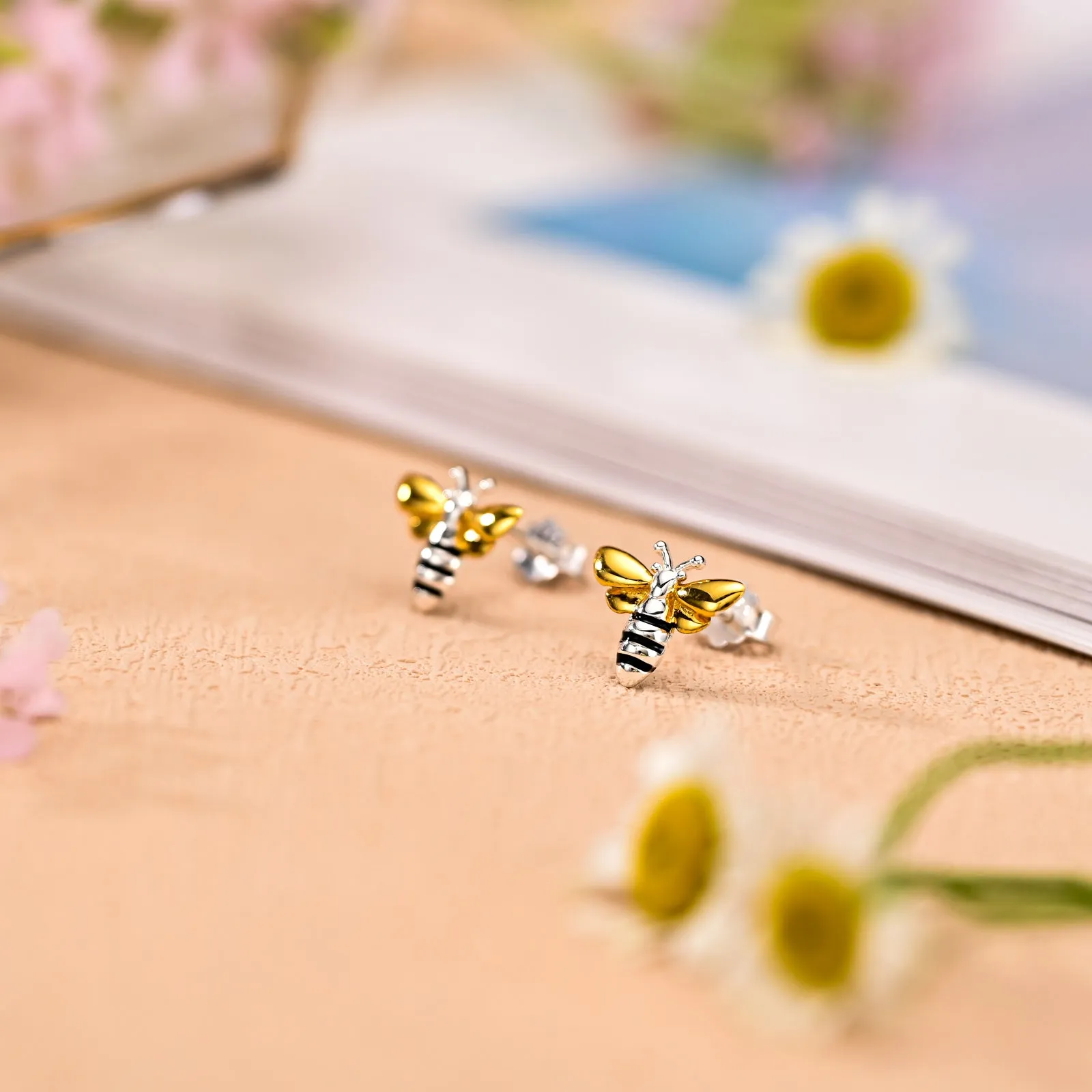Bee Earrings sold by Selenichast product image thumbnail 3