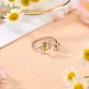 Silver Phalaenopsis ring sold by Selenichast