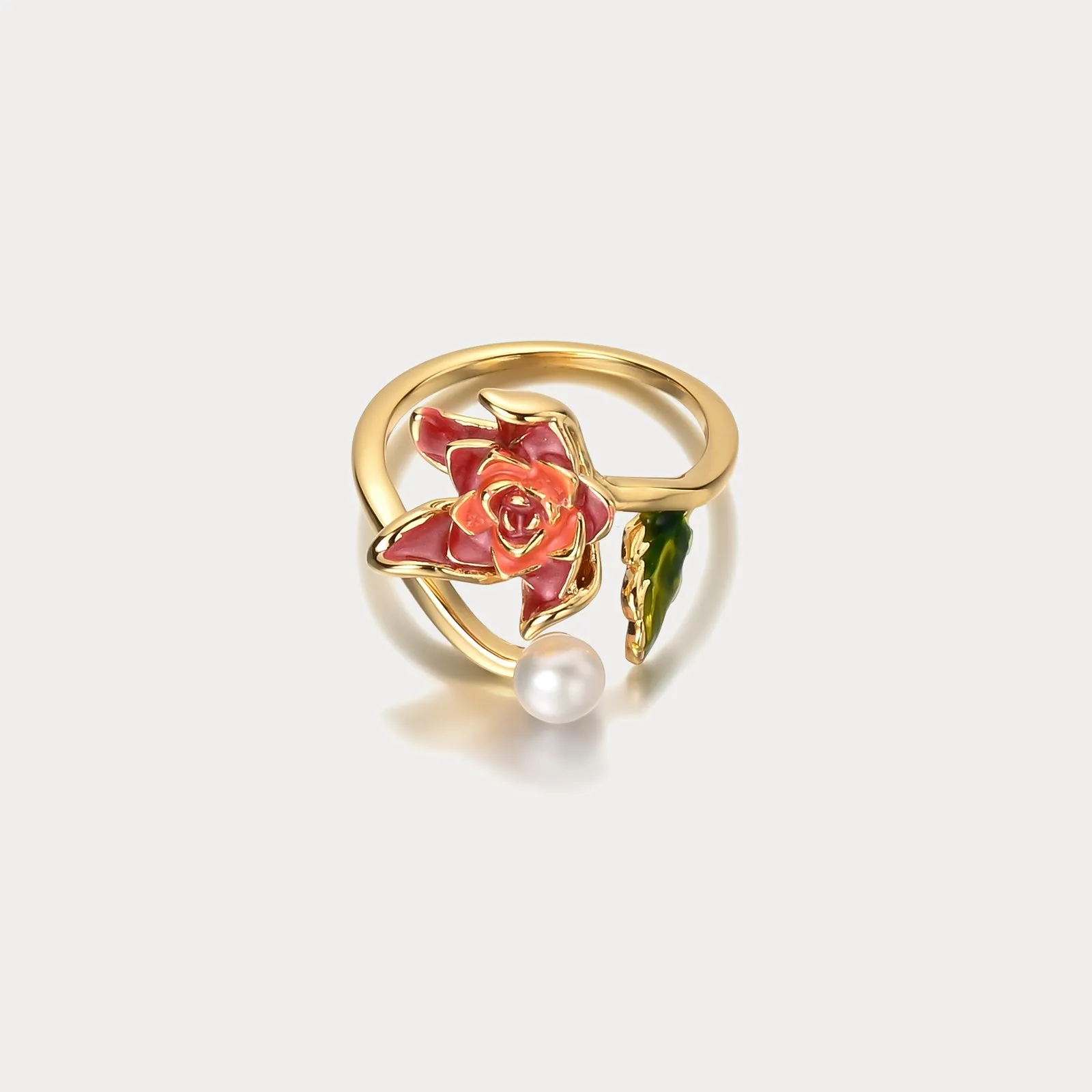 Rose Oil Painting Ring sold by Selenichast