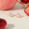 Pink Gourd Earrings sold by Selenichast