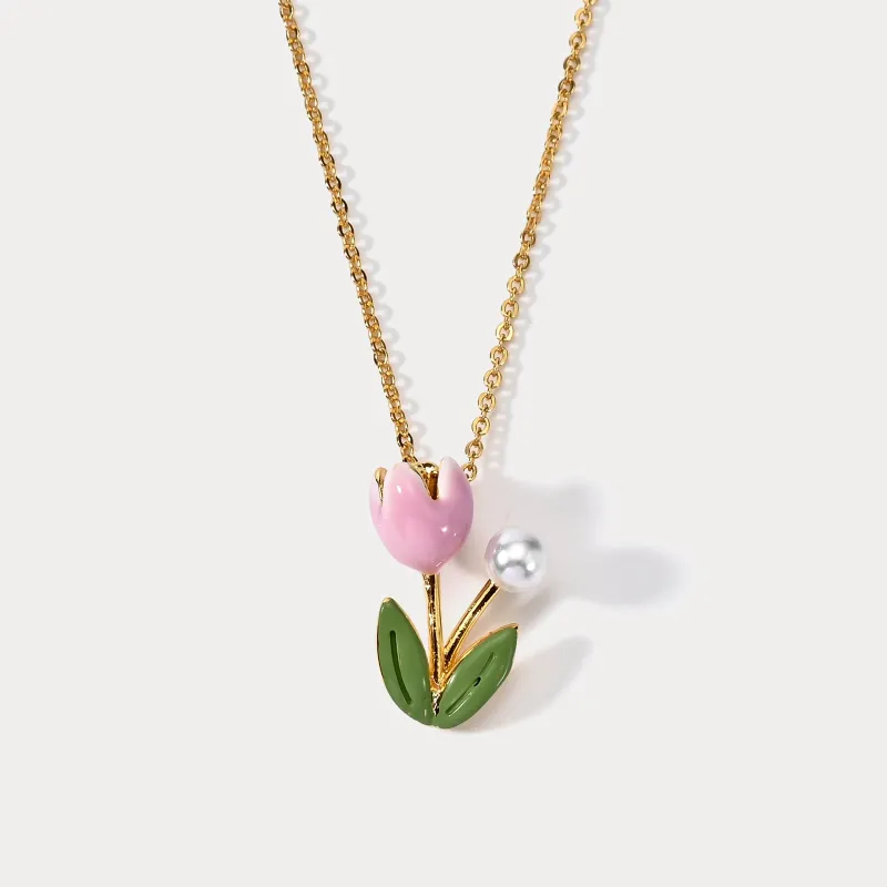Tulip Necklace sold by Selenichast