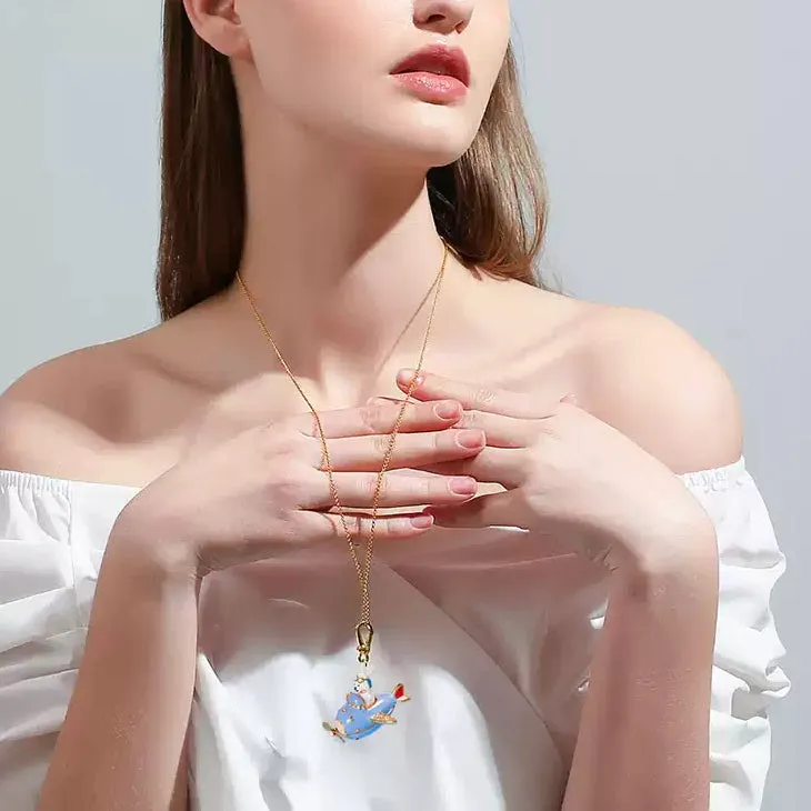 Pilot Rabbit Pendant Necklace sold by Selenichast product image thumbnail 4