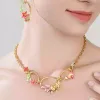 Tropical Flower Necklace sold by Selenichast