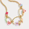 Tropical Flower Necklace sold by Selenichast