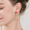 Tropical Flower Dangle Earrings sold by Selenichast