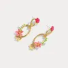 Tropical Flower Dangle Earrings sold by Selenichast