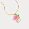 Tropical Flower Pearl Necklace sold by Selenichast