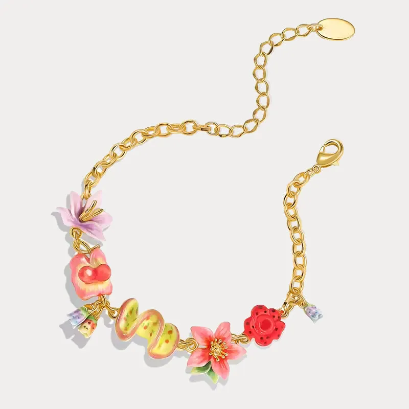 Tropical Flower Bracelet sold by Selenichast product image thumbnail 3