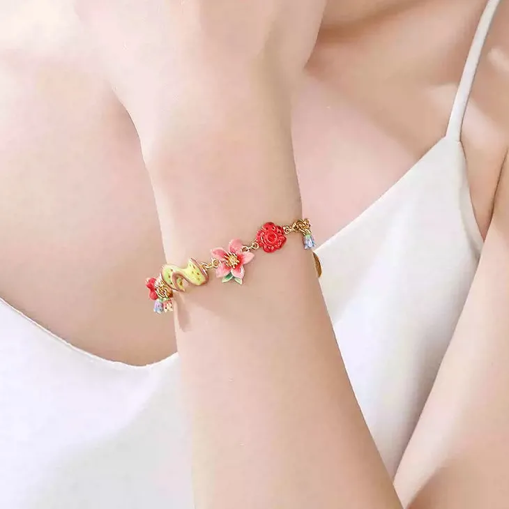 Tropical Flower Bracelet sold by Selenichast product image thumbnail 4
