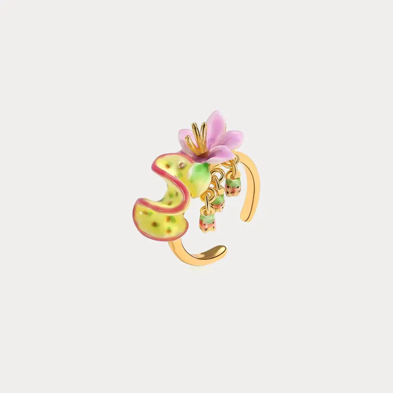 Tropical Flower Ring sold by Selenichast