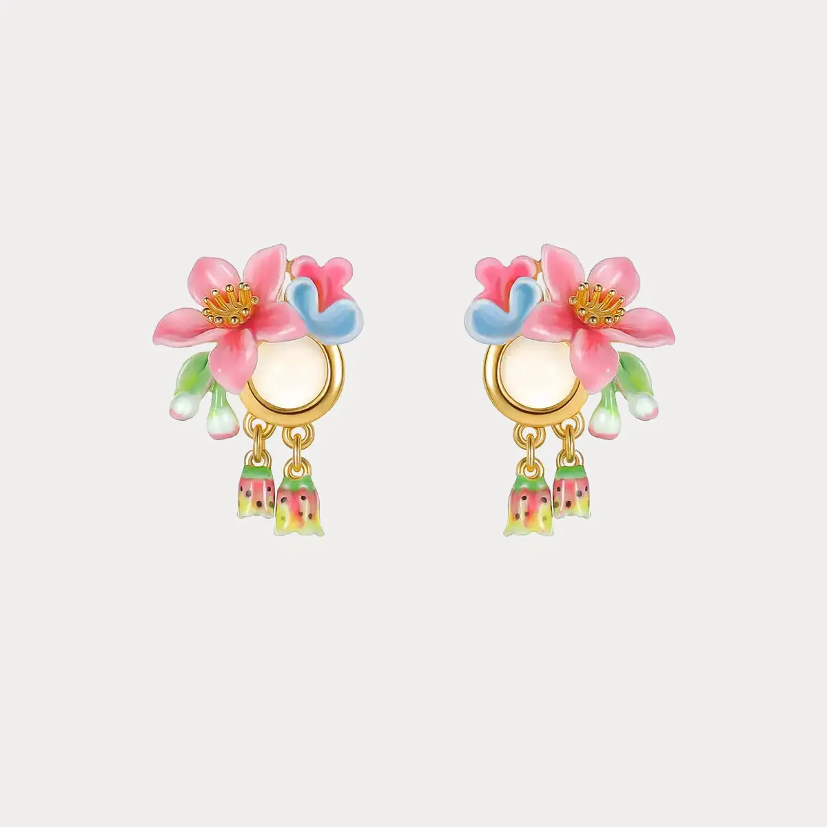 Tropical Flower Earrings sold by Selenichast